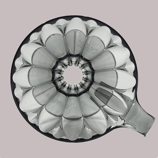 Cafec Tritan Flower Dripper 4 Cup