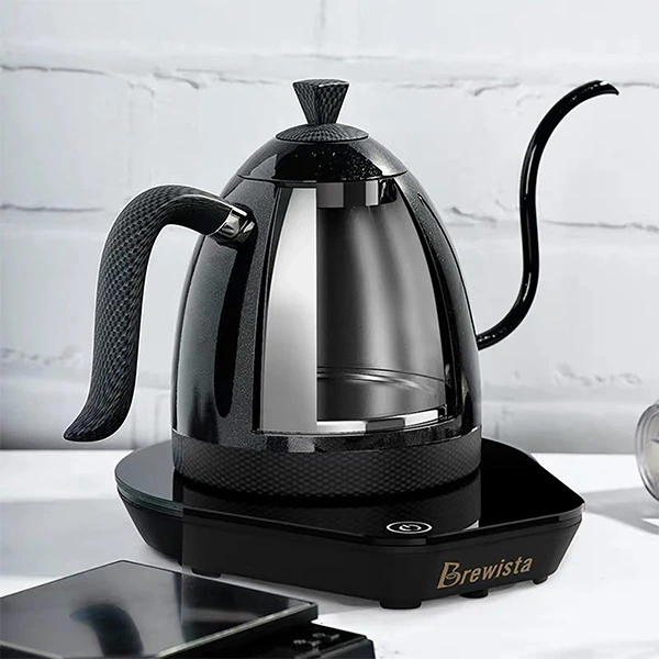 کتل برقی برویستا مدل Artisan Gooseneck Pro-Quicksand Black