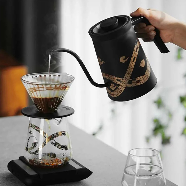 سرور قهوه بدون درب بمبر طرح مار 500 میل