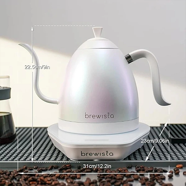 کتل برقی برویستا مدل Artisan Pro Aurora White