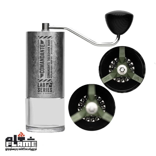 آسیاب قهوه دستی کماندانته مدل Comandante C40 LAB Series Tigershark
