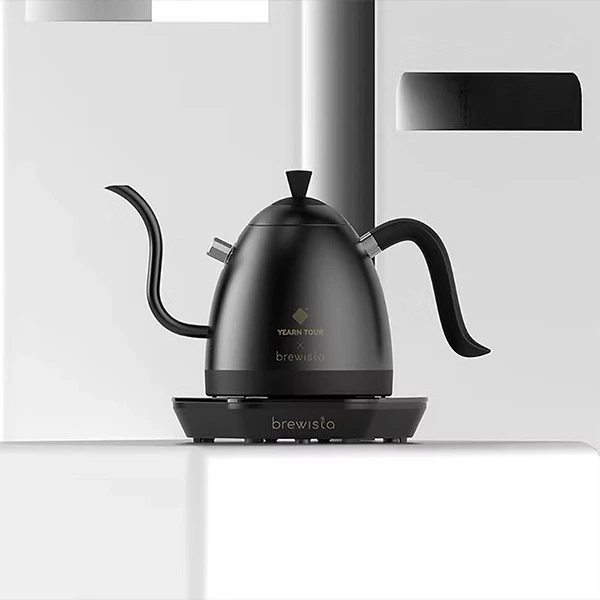 Brewista Yearn Tour x Flow Controller Pure Black Electric Kettle