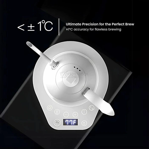 Brewista Yearn Tour x Flow Controller Pure Black Electric Kettle