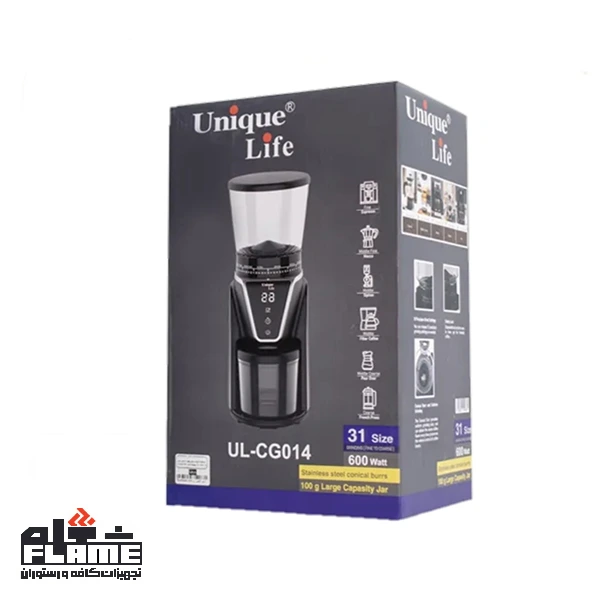 آسیاب قهوه یونیک لایف مدل UL-CG014