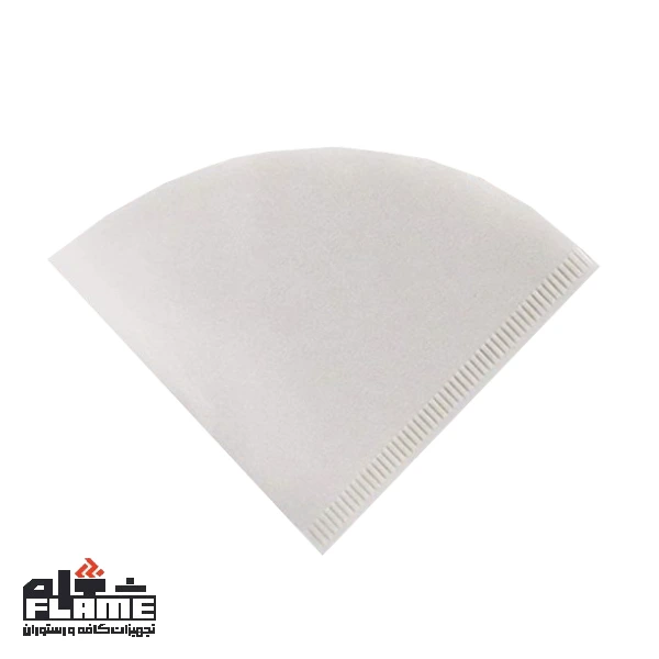 فیلتر قهوه مخروطی کفک 100 عددی مدل +Abaca 