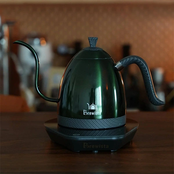 کتل برقی برویستا مدل Artisan Gooseneck Pro-Bluetooth-Dark Green