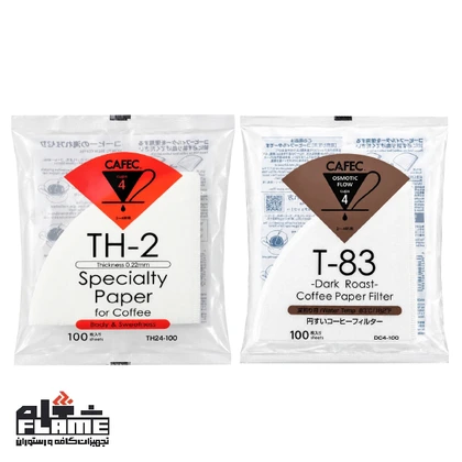 فیلتر قهوه مخروطی کفک 100 عددی مدل T-83/ TH2 / Dark Roast