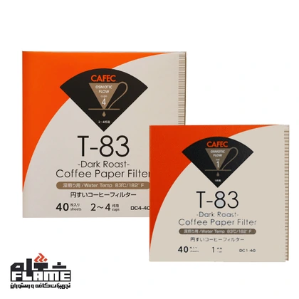 فیلتر قهوه مخروطی کفک 40 عددی مدل T-83/ TH2 / Dark Roast